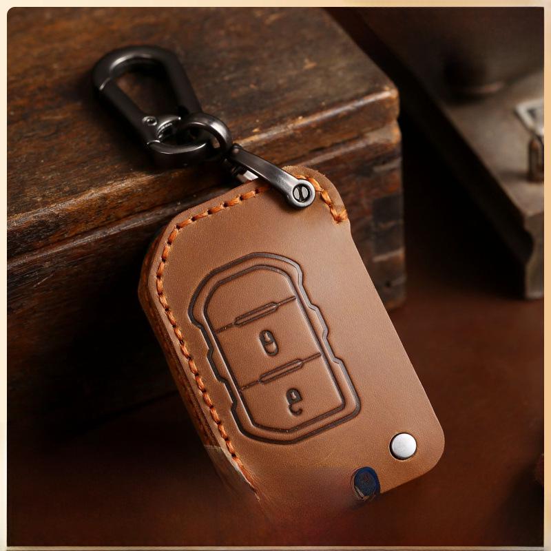

Кожаный чехол для ключей ручной работы для Jeep Wrangler, Sahara, Robin Hood