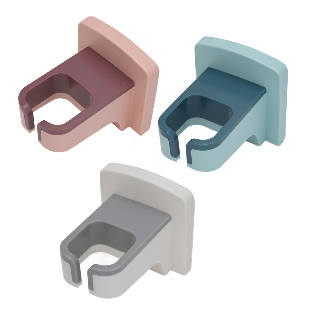 Hair Dryer Holder Rack Wall Mounted Self Adhesive Save Space Hair Dryer Storage Organizer