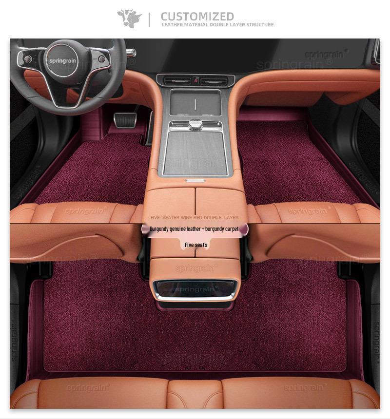 AITO M5 Ultra M7 Pro M8 Max M9 Electric Leather Car Floor Mats