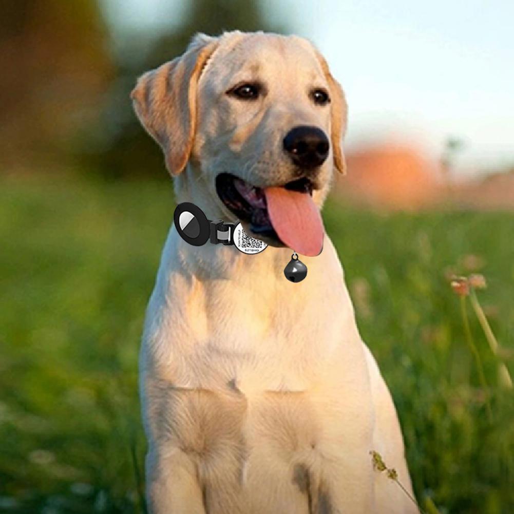 For Airtag Cat Collar Breakaway Cat ID Tag Quick Release Tracker Cat Collars for Airtag Holder Cat Collar for Puppies and Cats