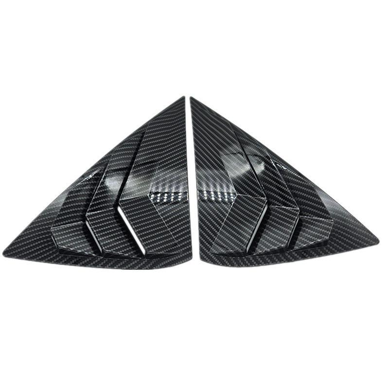 Carbon Fiber Rear Window Louvers for Sylphy 12-21 Mustang Models