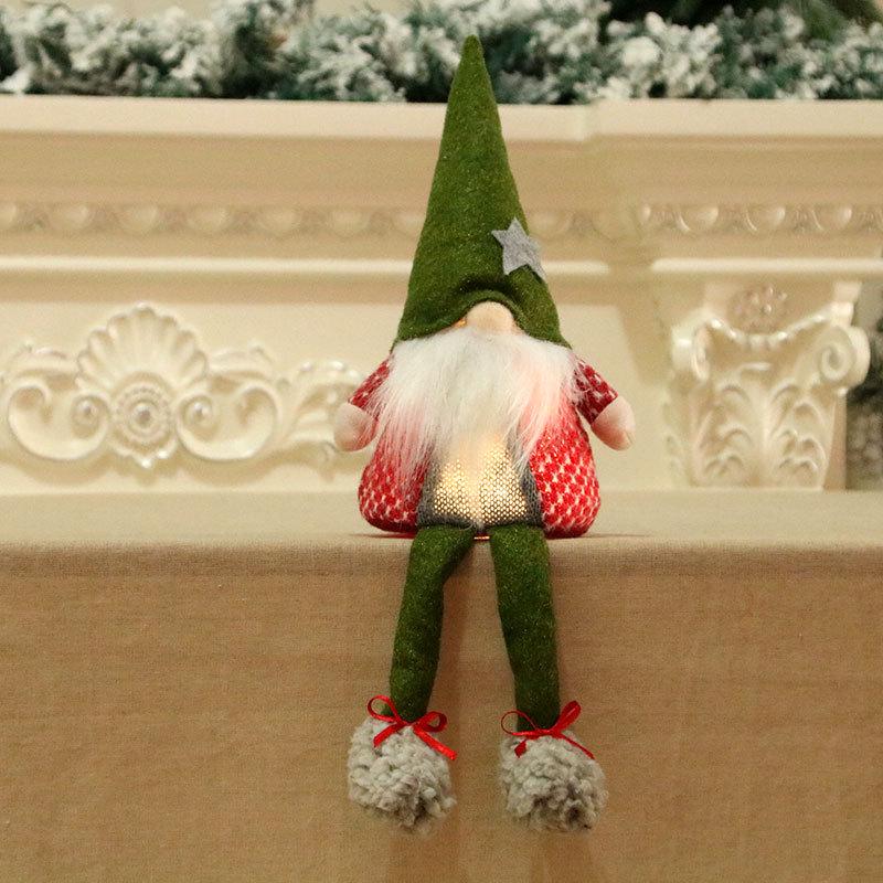 Glowing Rudolph & Gnome Christmas Figurine