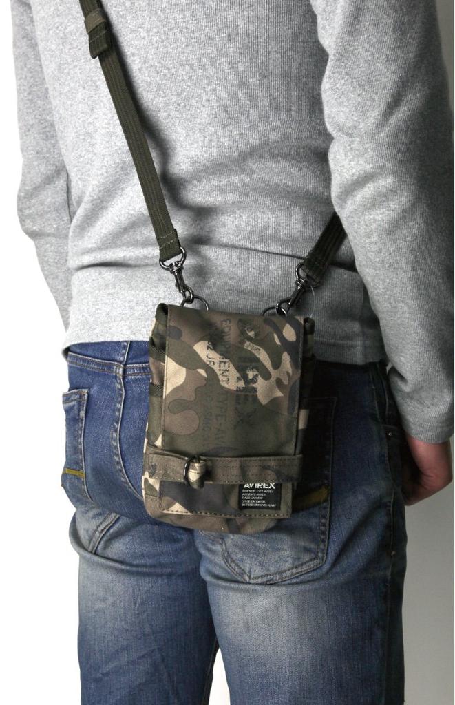 AVIREX Eagle Chalk Shoulder Solid and Bag, Bag, Camouflage, Men's Women's, AVX341L, avirex-003 (Khaki)