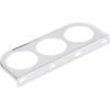 Gauge Holder,52mm/2in 3-Hole Triple Instrument Panel Shell Gauge Mounting Bracket Car Dashboard Meter Iron Holder(Silver) Gauge Bracket