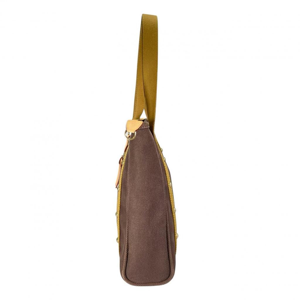 LOUIS VUITTON Hippo MM Antigua Tote Bag canvas Brown M40086 Used