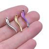 10pcs/Lot Vegetable Red Enamel Pepper Charm Stainless Steel Pendants For Jewelry Making Necklace Earrings Accessories DIY Charms