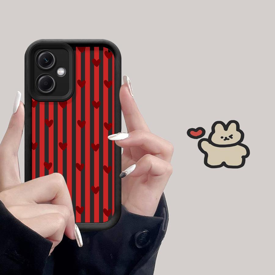 

Phone Cover Case for Xiaomi Poco F8 C61 C51 X3 Pro C50 X3 NFC Stripe Love Heart Poco X3
