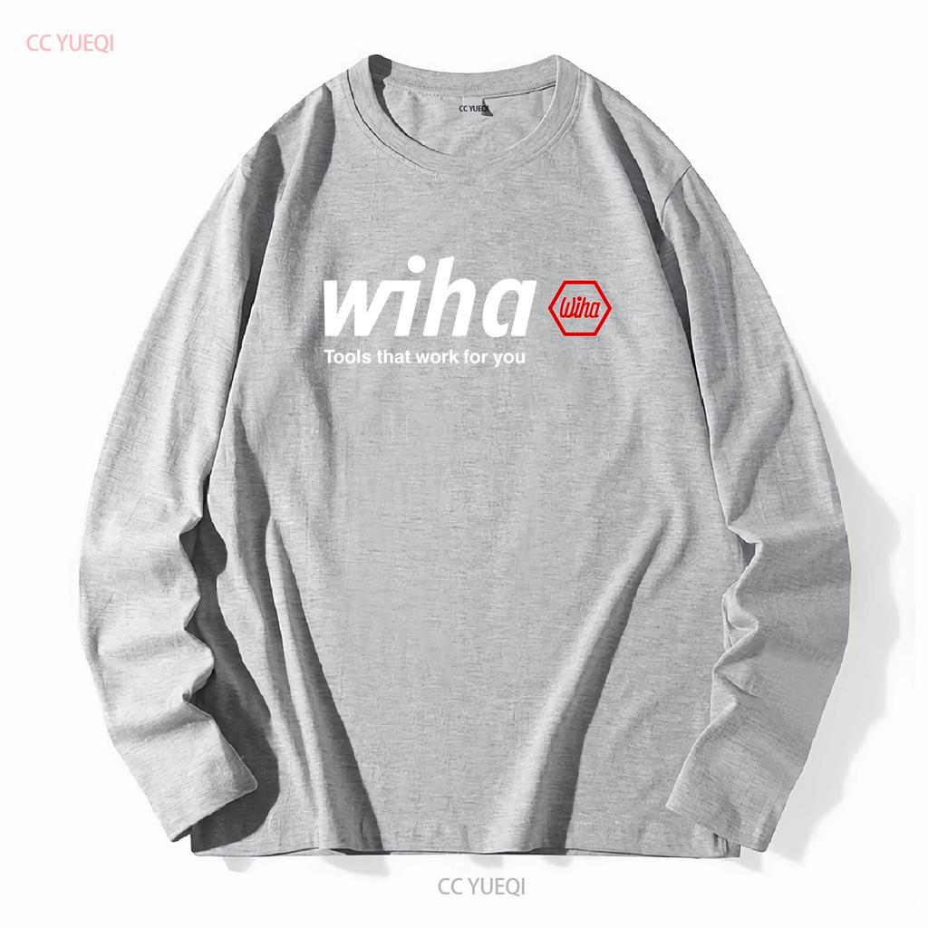 Wiha Tools Logo T shirt Sz S 4XL American Funny USA vintage Washed fashion Stylish Breathable Top For Everyday Wear graphic