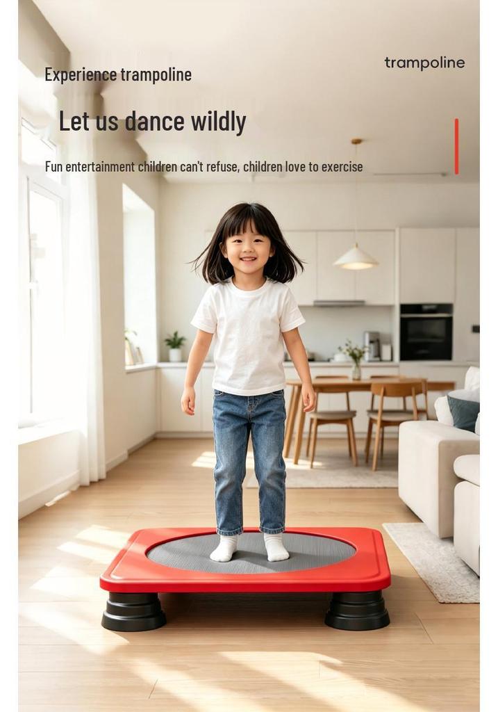 Faltbares Heimtrampolin für Kinder und Kleinkinder - Perfekt für Fitness und Spiel in Innenräumen