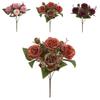 Elegant Peony Artificial Flower Topiary With Realistic Look For Interior Decoration
