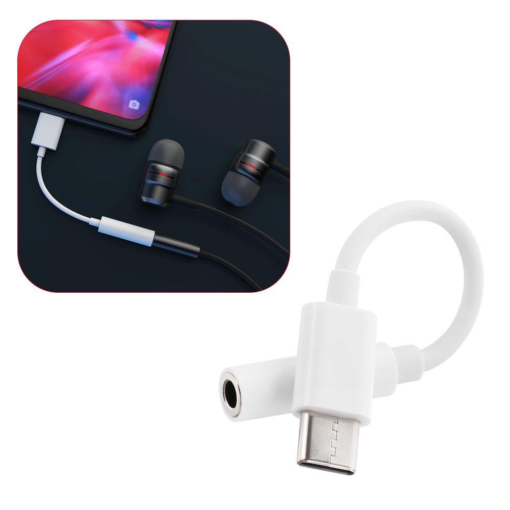 New Splitter Headphones Earphone Cable Adapter Type C USB to 3.5mm Converter USB-C Male