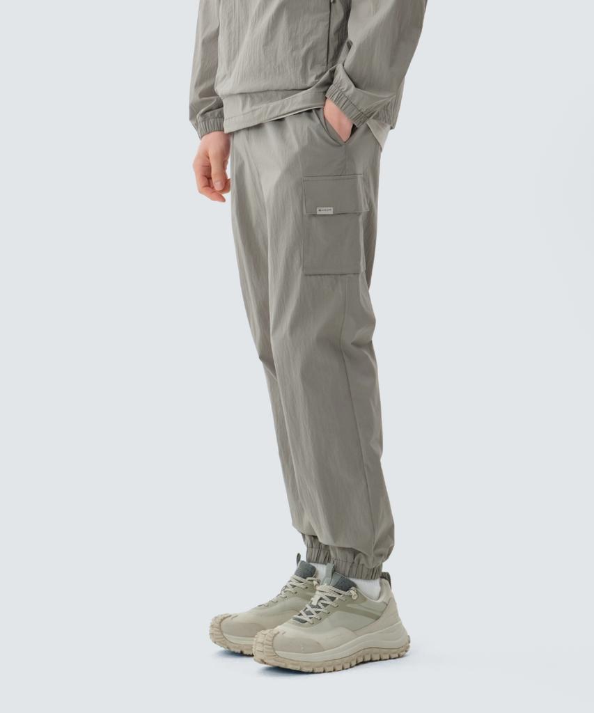 SNOWPEAK APPAREL Root Cargo Jogger Pants (S25Murpt60) Khaki Gray