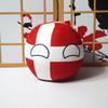 Peluche Polandball Australia Polonia Brasile Bielorussia Messico Portogallo Countryball Cuscino Ripieno Giocattoli Ciondolo per Borsa Regalo Cosplay