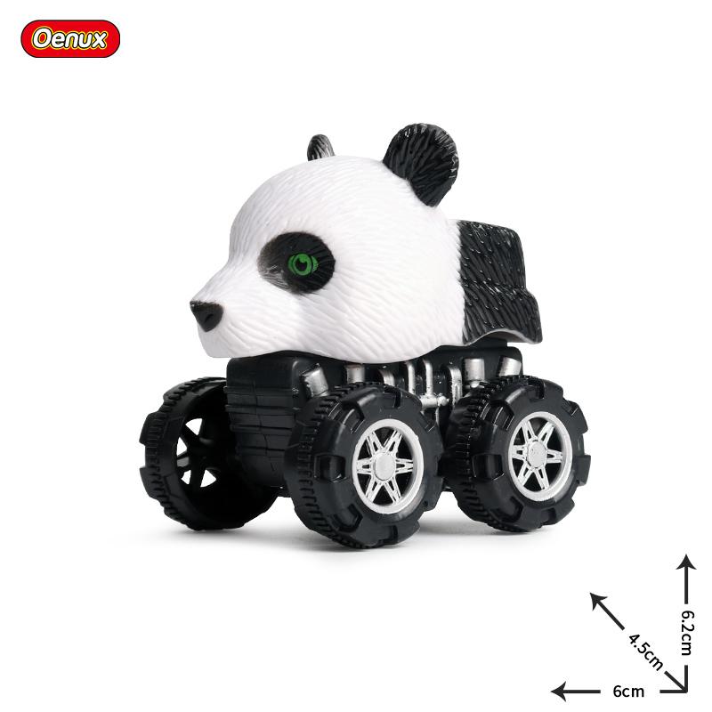 Oenux Mini Tigru Sălbatic Lup Mașină cu Tragere înapoi Model Simulare Animale Lumea Dinozaurilor Rechin T-Rex Vehicul Drăguț Camion Jucărie Copil Cadou