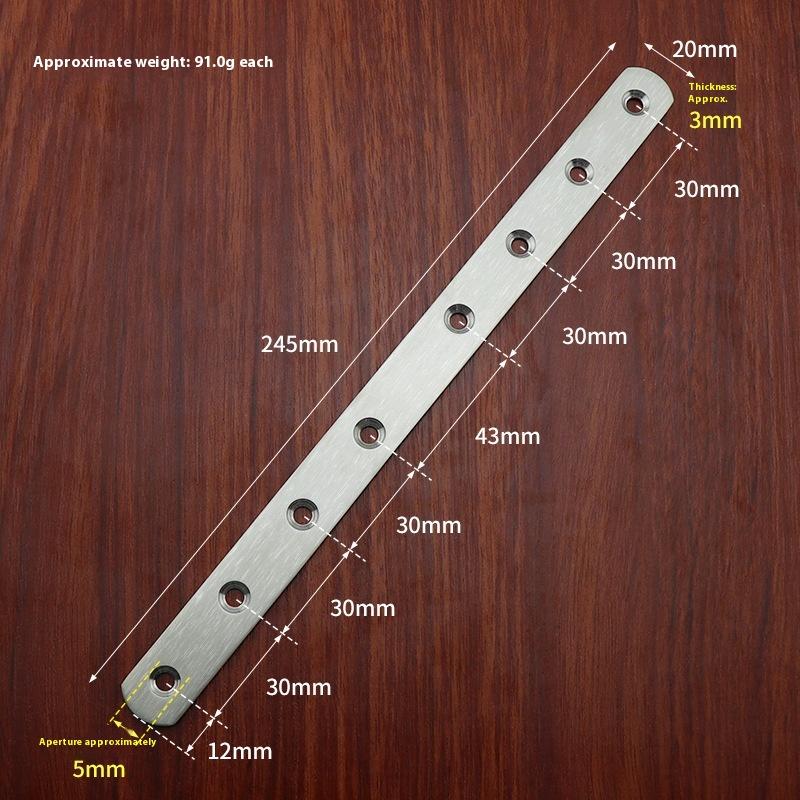 10/5/2Pcs Thickened Stainless Steel Corner Code Wooden Board Splicing Layer Plate Connector L-Shaped 90 Degree Right Angle Brack