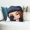 Jill Valentine R-Resident E-Evil Throw Pillow Case Decoration Bed Custom Square Pillowcase Pad Cover