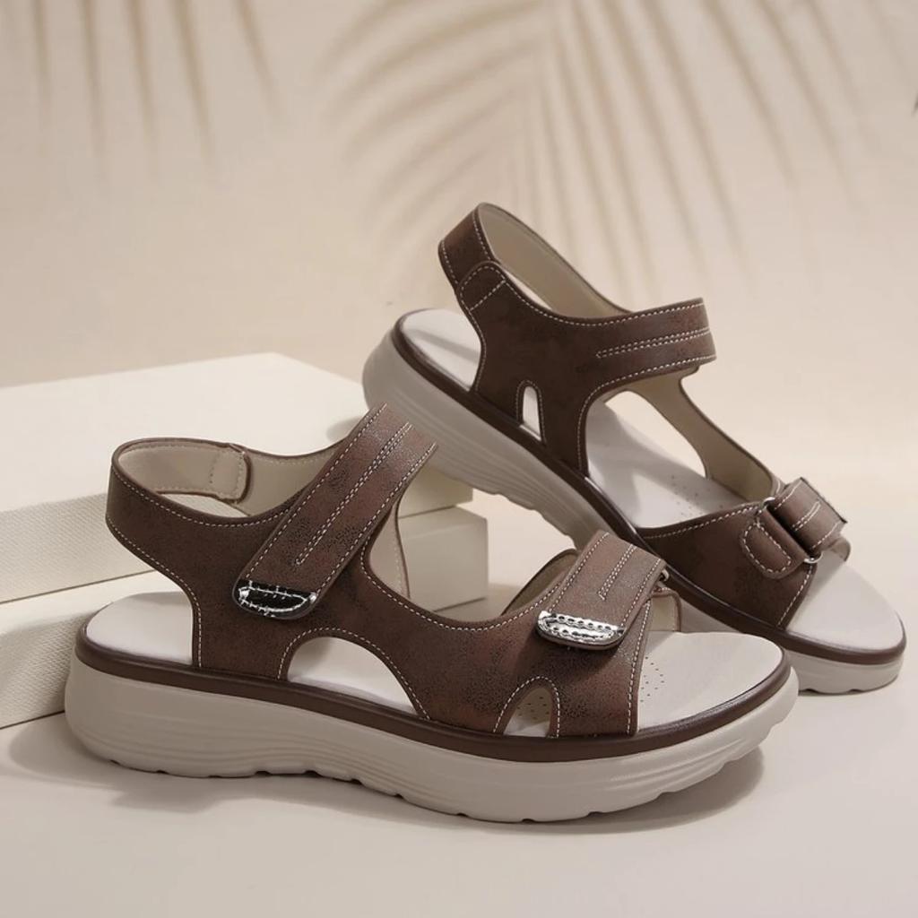 Fashion 2024 New Trend Elegant Women Lightweight Wedges Sandals Big Size Women Sport Style Shoes Comfortable Anti-slip Platform Sandals