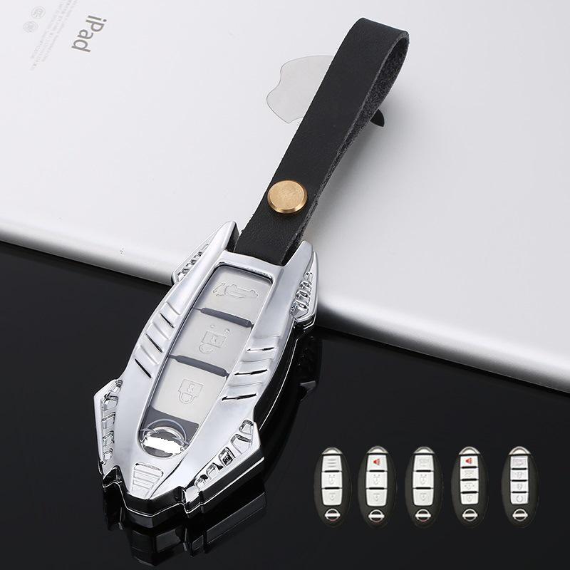 Infiniti Key Case for Q50L, Q70L, Old Models, QX50, QX60, Q60 - Button Car Key Bag