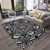 3D Mandala Bohemia Geometric Carpet Rug for Home Living Room Bedroom Sofa Kitchen Doormat Decor,Kid Area Rug Non-slip Floor Mat
