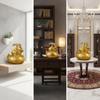 Gourd Decoration Festive Sculpture Auspicious for Entryway, Living Room