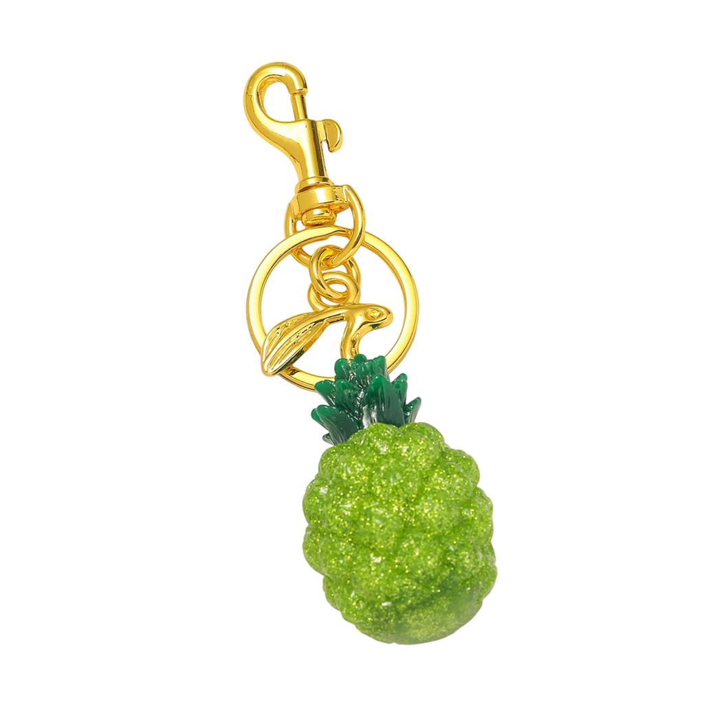 Playful Fruit Design Key Rings Elegant Purse Ornaments Secure Buckle Attachment Key Chain for Daily Use