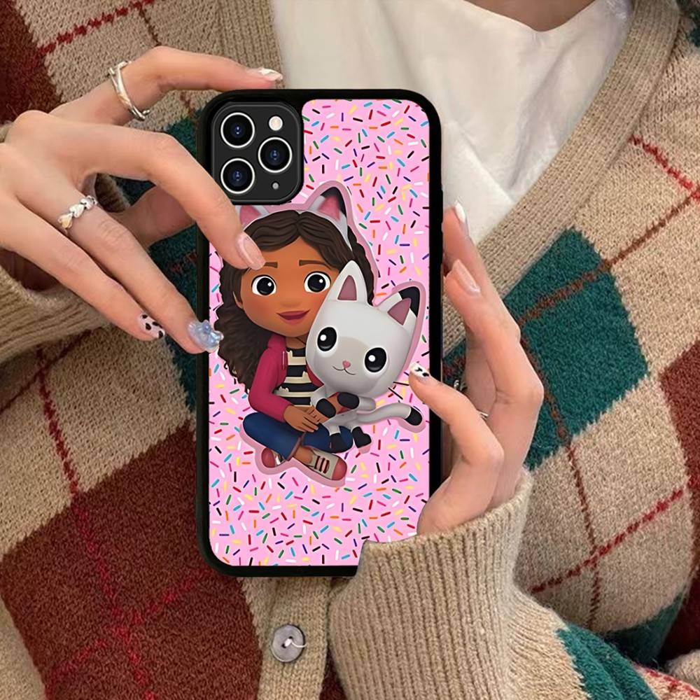 Cute G-Gabbys D-Dollhouse Phone Case For IPhone 17 16 Pro Max 11 12 13 14 15 Hard PC+TPU Bracket Back Cover