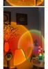 Net Celebrity Water Ripple Atmosphere Lamp – Desk, Floor, and Bedroom Night Light with Sunset Effect. Perfect Gift for Live Broadcast Rooms.