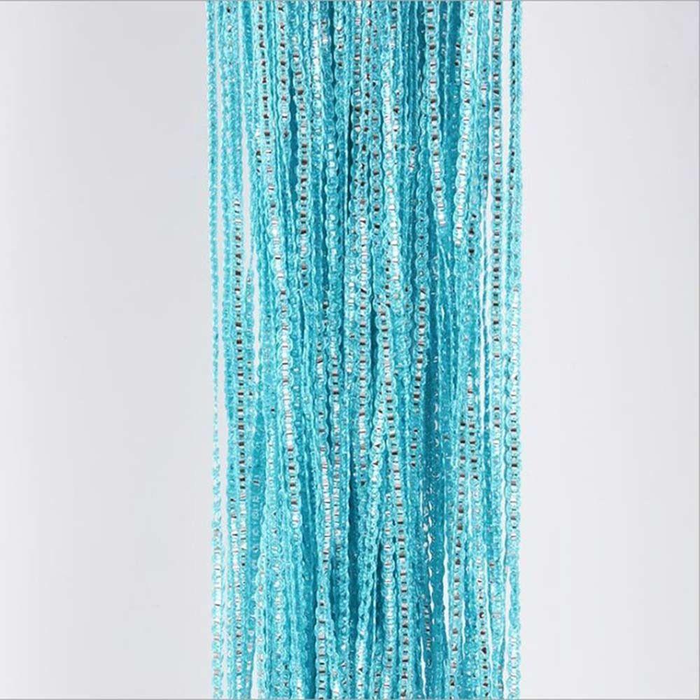 100x200cm Line Curtain S Shape Door Window Curtain Fashion String Curtain  Wedding Party Decoration