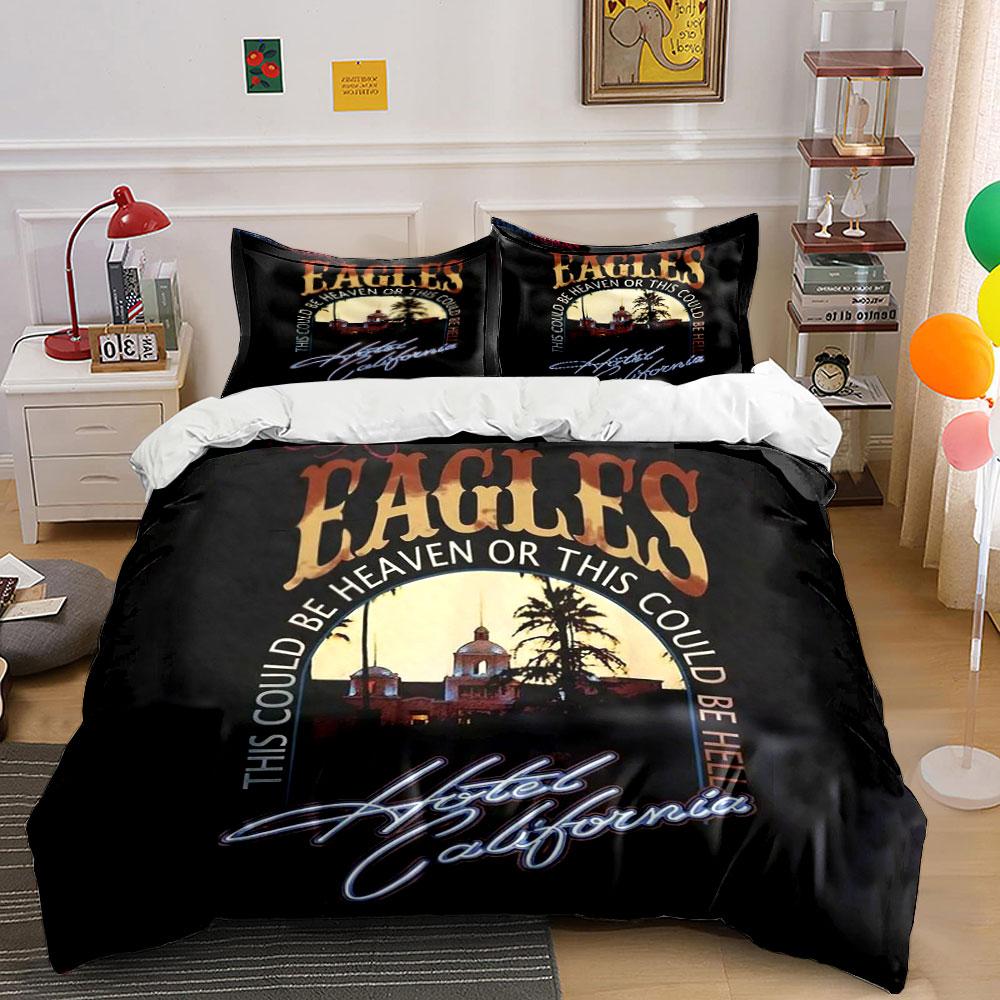 Eagles Hotel California Gultasveļas Komplekts Gultasveļa