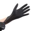 Wanli Black Nitrile Disposable Gloves - Food Grade, Acid & Alkali Resistant, Ideal for Housework & Tattoos