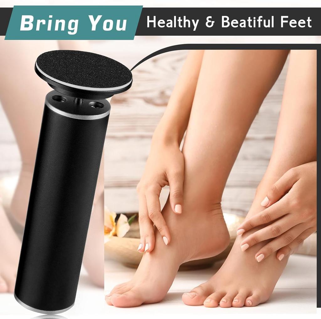 Callus Remover, Electric Foot File - Callus Remover for Feet, Feet Sander with 60  Replacements Sanding Disc,