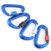 Ying Jia 12KN Aluminum Alloy D-Shape Screw Gate Carabiner