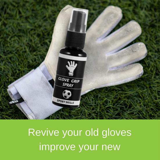 Glove Glue Spray Adesivo Per Guanti Da Portiere - Grip Per Calcio E Pallamano - 30 Ml - Antiscivolo Per Presa Salda Su Pallone