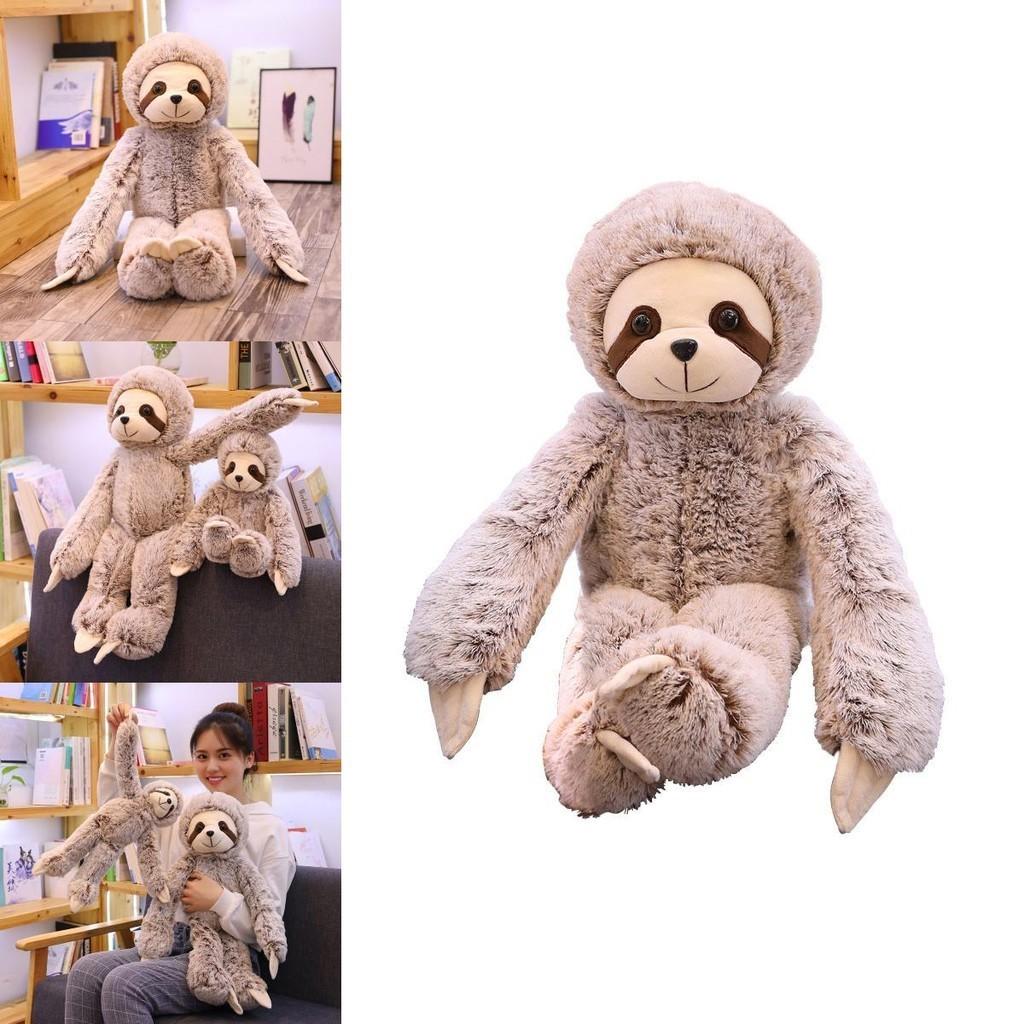Delightfully Soft 50/70cm Sloth Plush Stuffed Toy Animal Ideal For Kids Presents