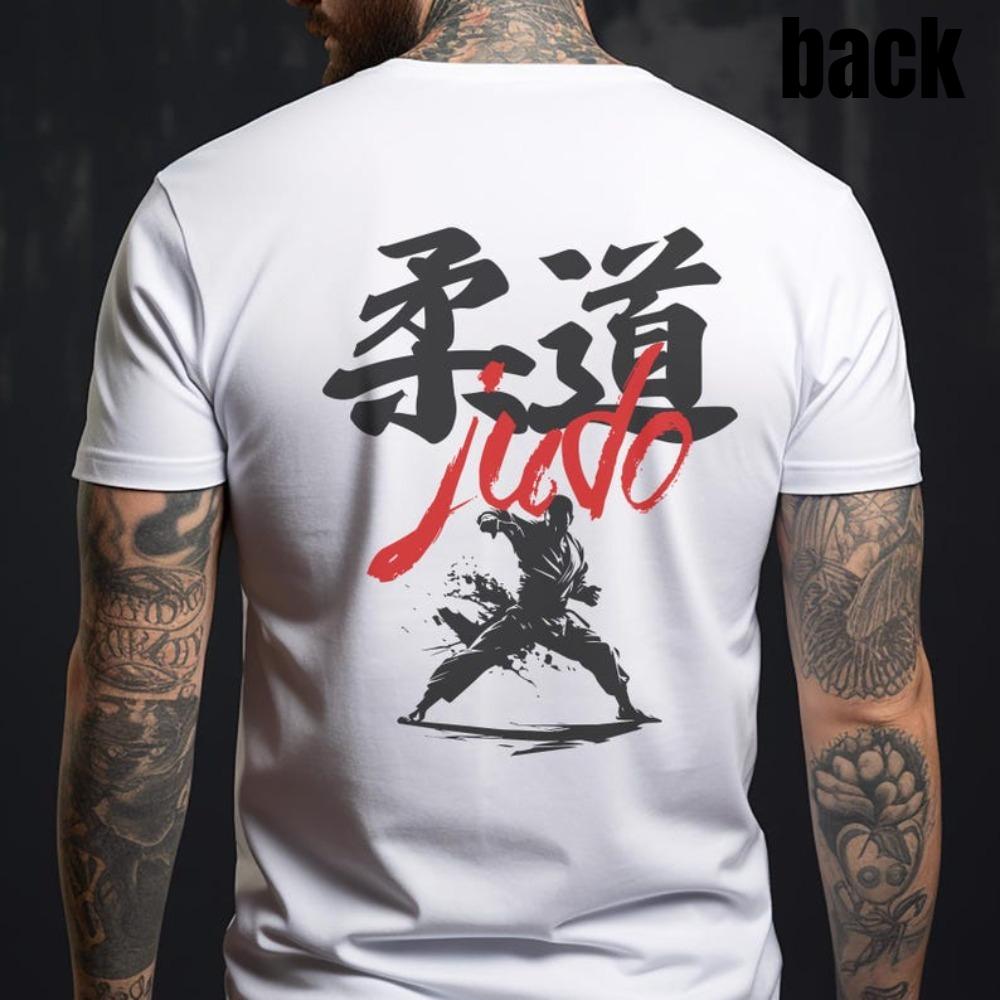 Judo TShirt Japanese Kanji Martial Arts Tee Judo Lover Martial Artist Combat Sports Fan Casual Daily Tshirt Men Summer Tops S