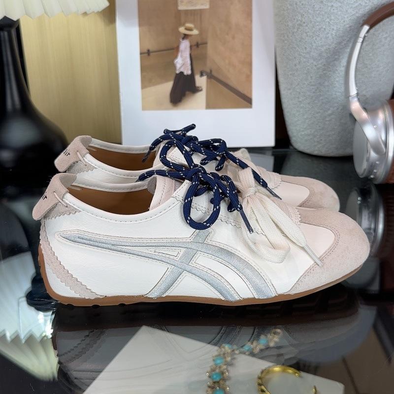 Ballet style moral training shoes women's 2025 spring new soft-soled versatile candy leather Forrest Gump shoes casual sports shoes