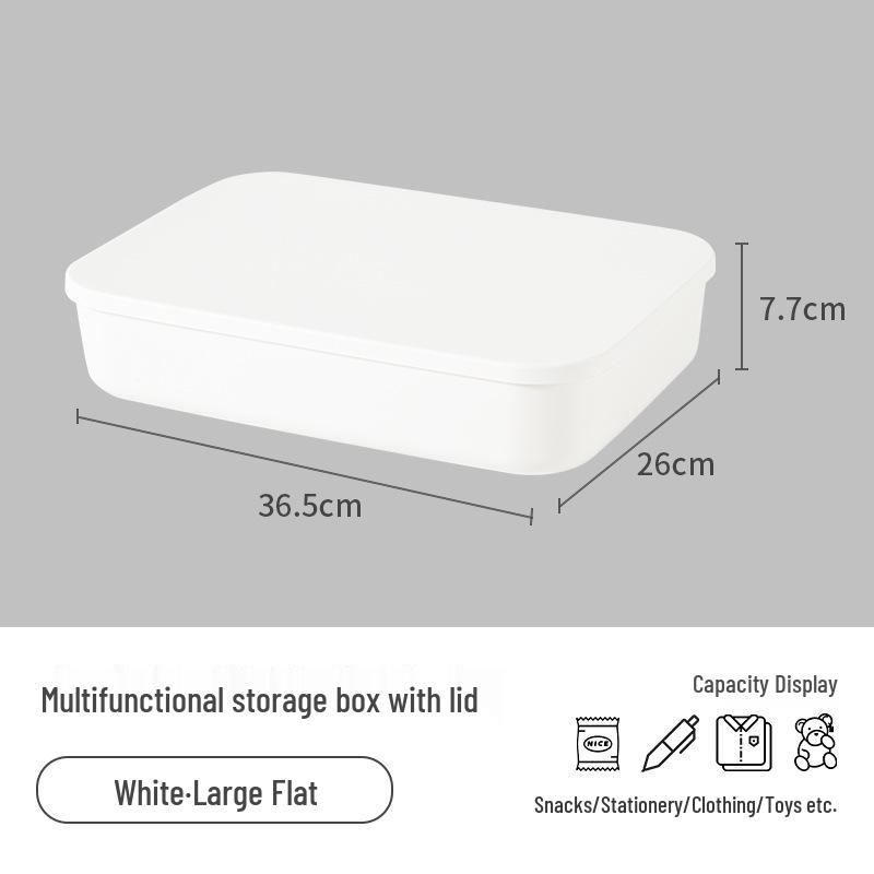 Stapelbarer Kunststoff-Aufbewahrungsbehälter für Haushalt, Wohnzimmer, Schlafzimmer, Studentenwohnheim - Spielzeug-Organizer