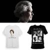 Gedenk-Unisex-T-Shirt für Königin Elizabeth II. mit kurzen Ärmeln in Schwarz und Weiß