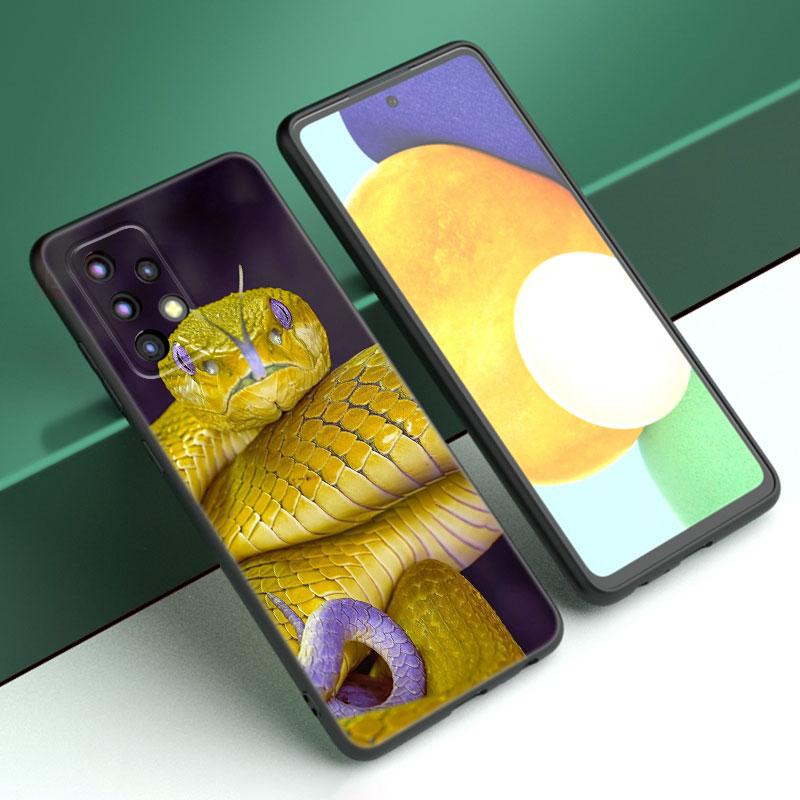 

Чехол для телефона со змеей в виде животного для Samsung A13 A22 A24 A32 4G A23 A25 A34 A35 A52S A53 A54 A55 A73 5G A12 A14 A15 A31 A33 A50 A51 A72 Samsung A32 4G