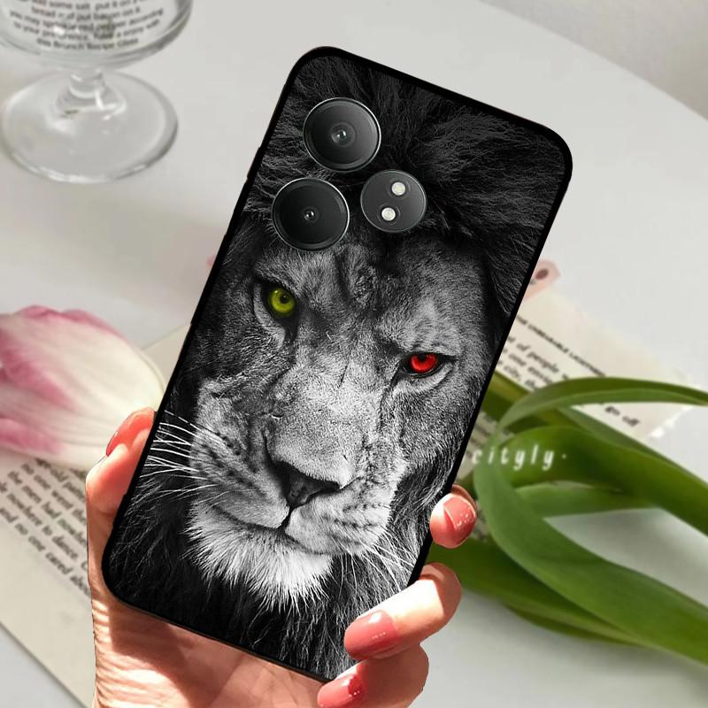 For Realme GT 6 GT6 Case Shockproof Soft TPU Silicone Phone Cover For Realme GT 6T Capa Realme GT6 GT6T Cartoon Matte Bumper