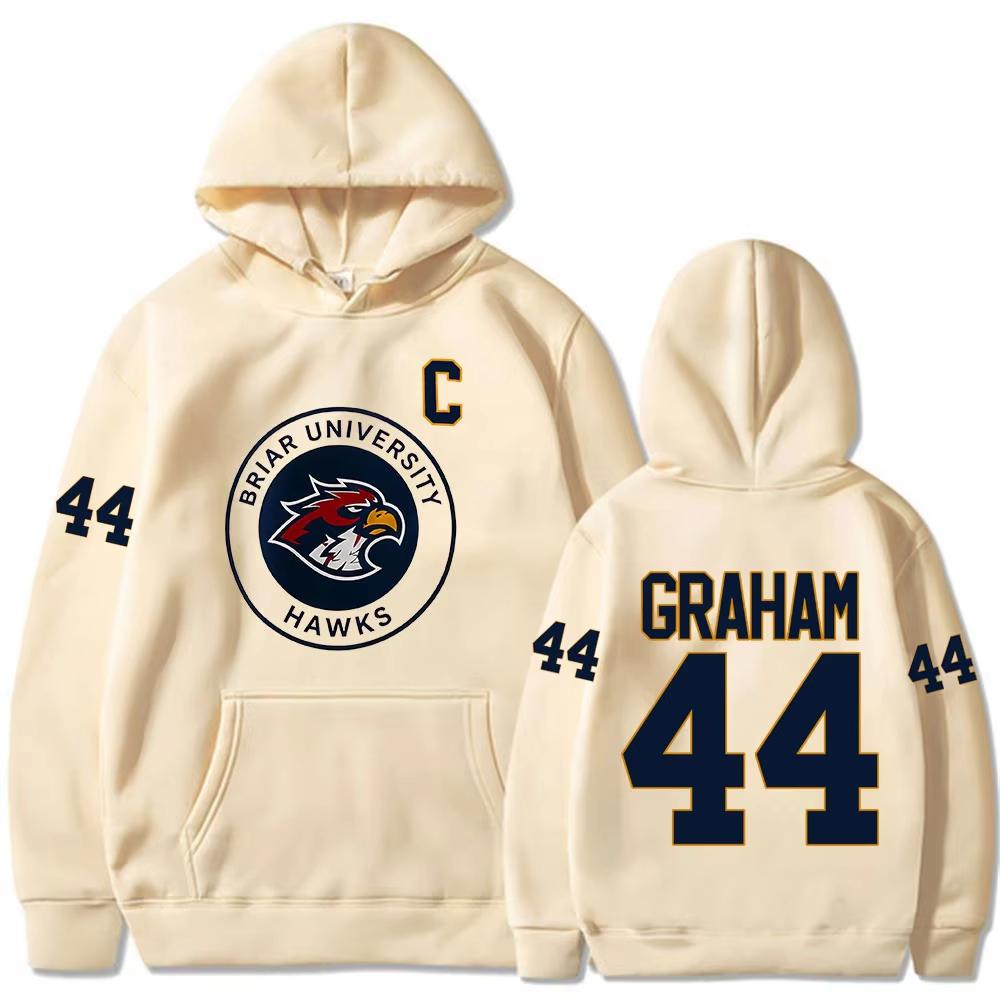 2026 Graham 44 Außerhalb des Campus TV-Serie Di Laurentis 66 Briar Universität Hockey Hoodies Herren Damen Freizeitkleidung