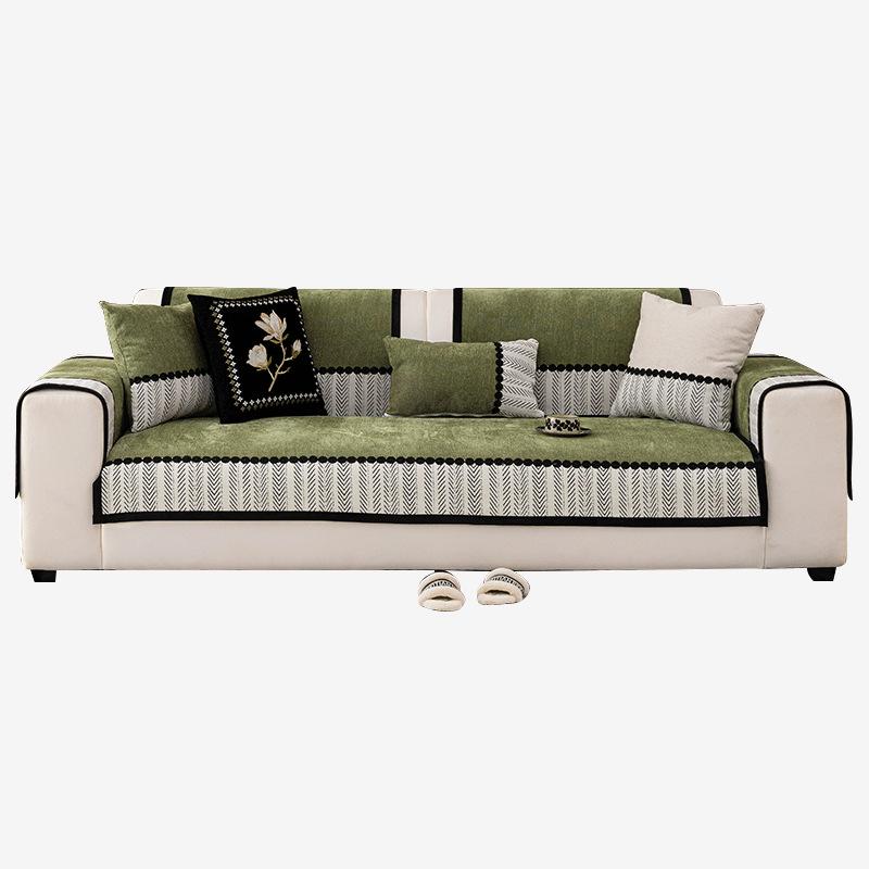 Vintage-Style Chenille Sofa Cushion 2026: All-Season, Non-Slip Cover