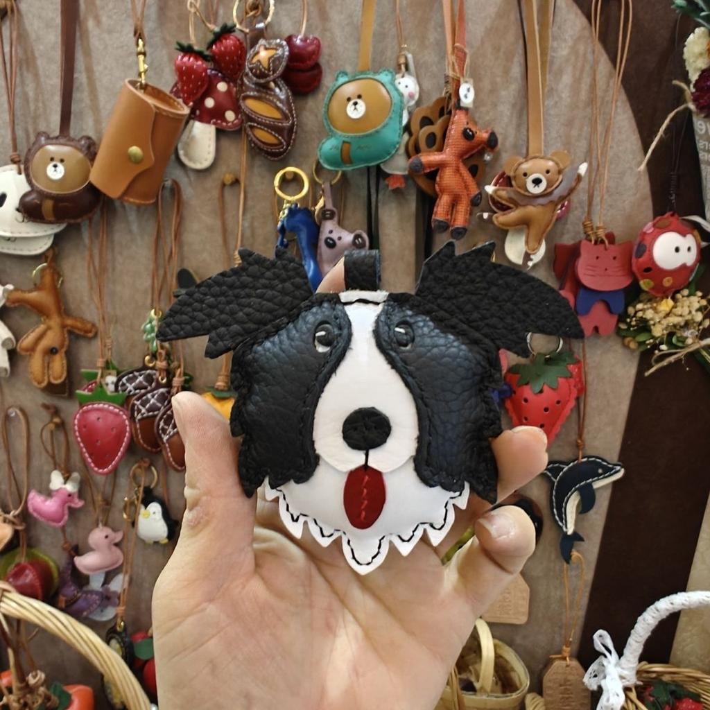 Soft Leather Ragdoll Cat Doll Keychain Pendant Hanging Bag Accessories Decoration Couple Doll Cute Gift Holiday Bag Pendant