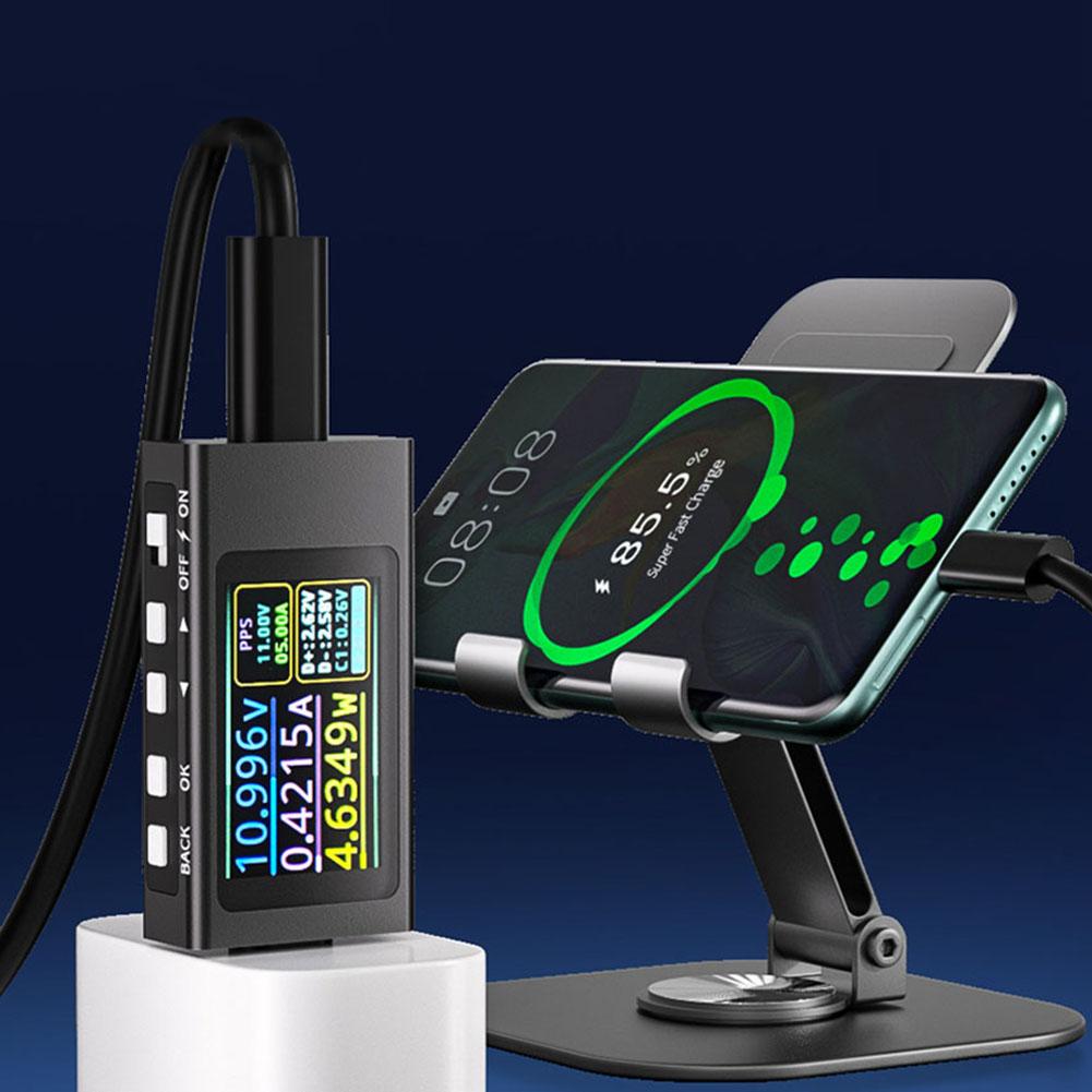 

Type-C Current and Voltage Monitor DC 4-30V 0-12A Cell Phone Charging Tester Voltage Current Meter for Charger Power Bank China Mainland