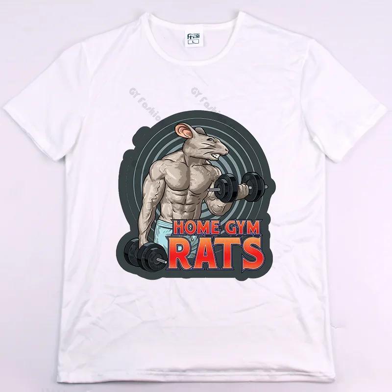 Letní móda Retro pánská anglická písmena těžké váhy 100% bavlna s kulatým výstřihem s potiskem Vysoce kvalitní neformální tričko Fitness Street