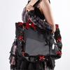 Japanische gerüschte Bandschleife Ita Tasche Damen Süß Niedlich Multifunktional Durchsichtige Umhängetasche Damen Anime Abzeichen Geräumige Tragetasche
