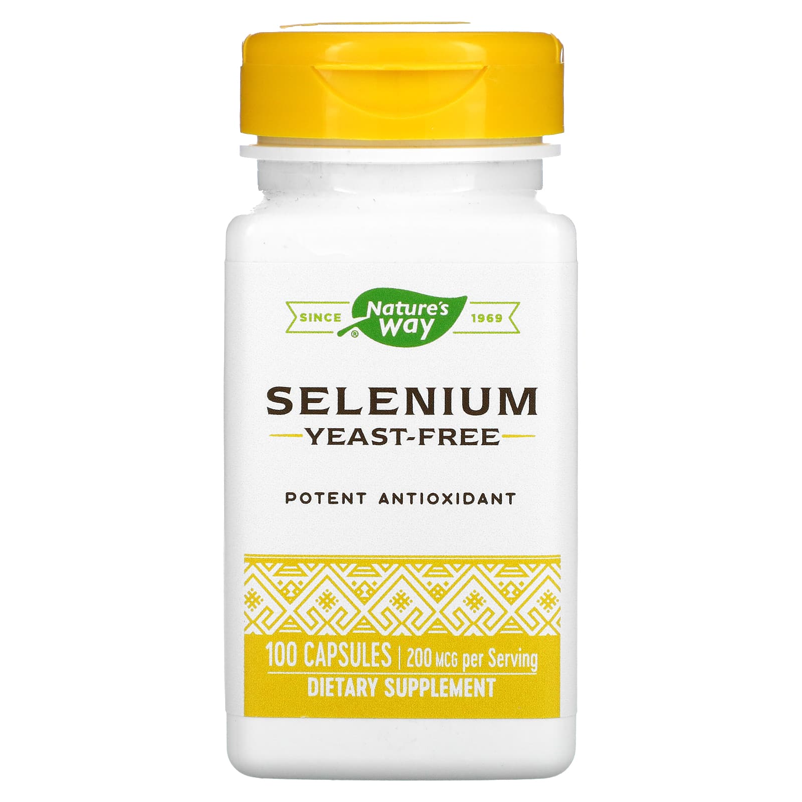 

Nature s Way, Selenium, 200 mcg, 100 Capsules