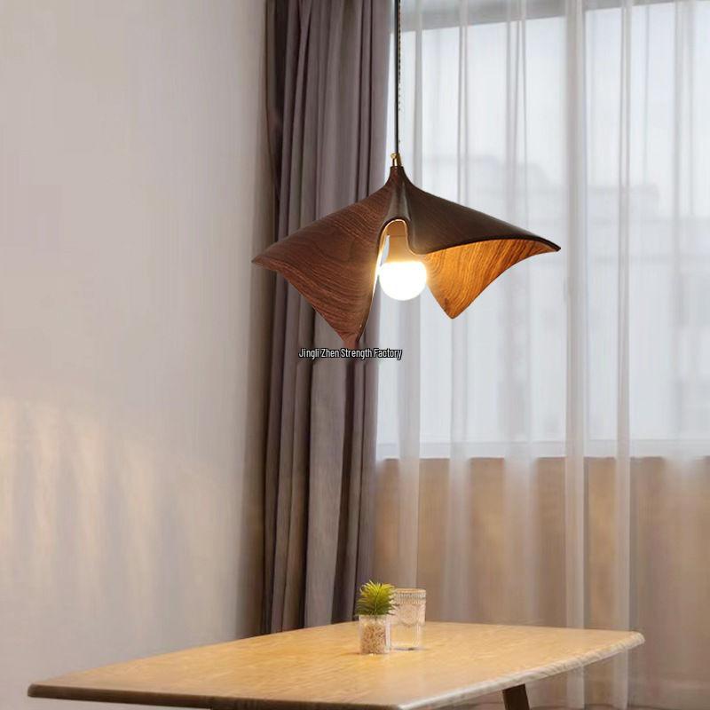 Wabi-Sabi Retro Pendant Light: Japanese Vintage Style for Dining, Bedroom, or Study