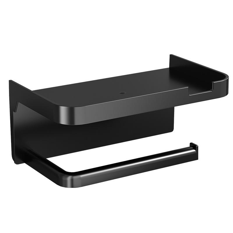 Punch-Free Toilet Roll & Storage Rack for Bathroom and Kitchen