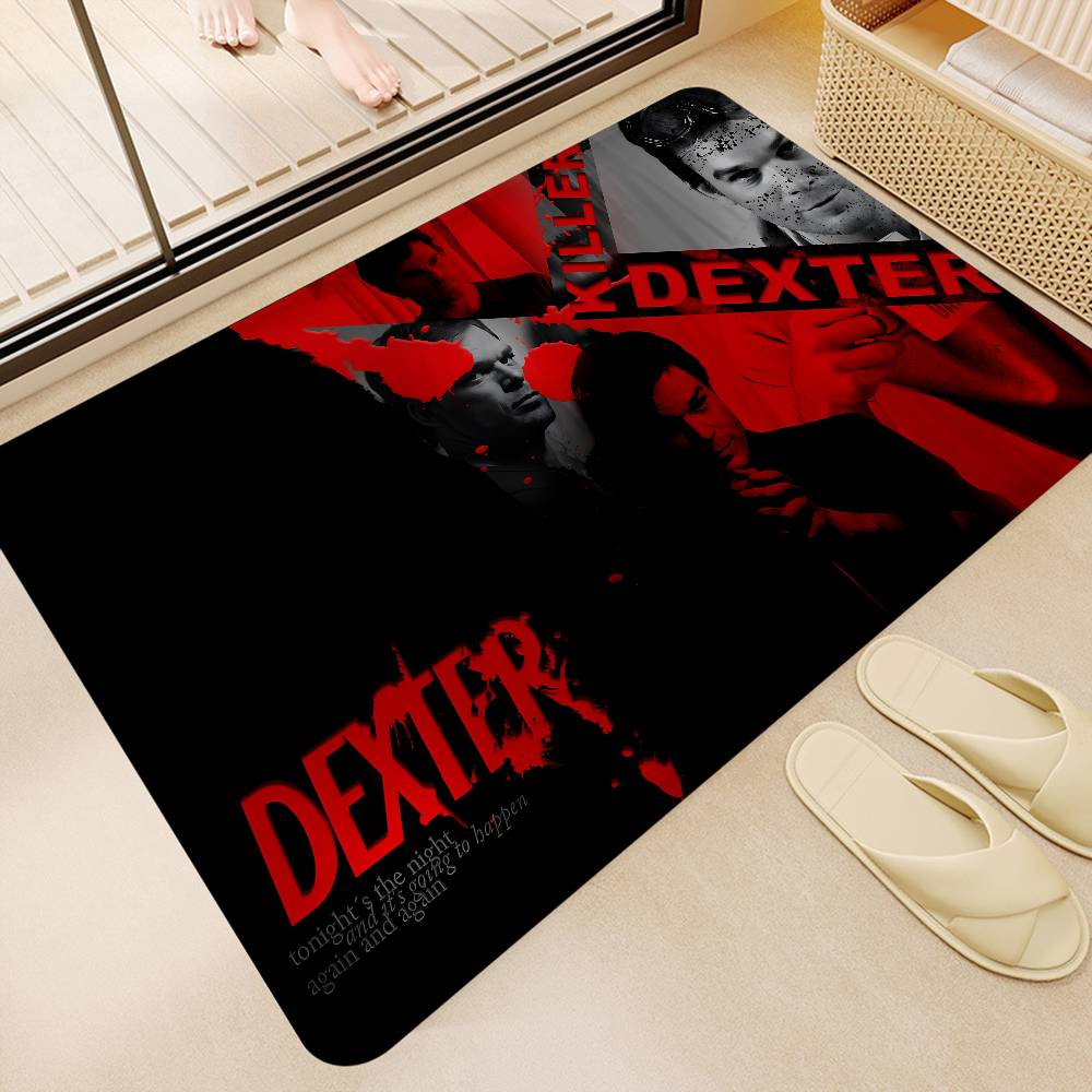 Crime Dexter TV Movie Entrance Door Mat Nordic Style Bedroom Living Room Doormat Home Balcony Anti-Slip Modern Home Decor